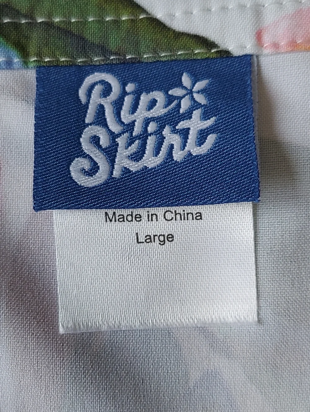 Rip Skirt Women’s Floral Size Large Multi Colored Floral Pattern